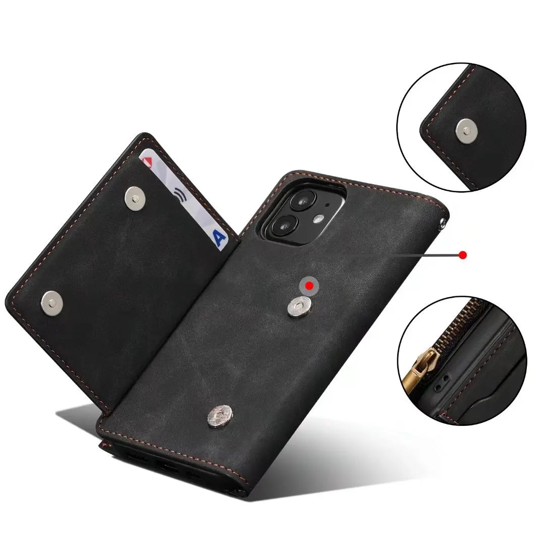 Zipper Flip Leather Wallet Case for iPhone - Premium Mobile Phone Cases from Dressmycell.com - Just $22! Shop now at Dressmycell.com Zipper Flip Leather Wallet Case for iPhone - Premium Mobile Phone Cases from Dressmycell.com - Just $22! Shop now at Dressmycell.com